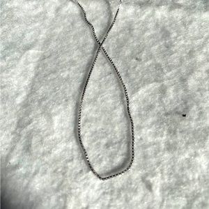 Sterling silver box chain